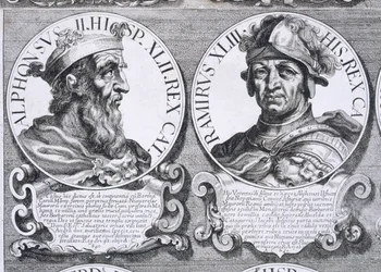 Portraits of Alfonso II and Ramiro I