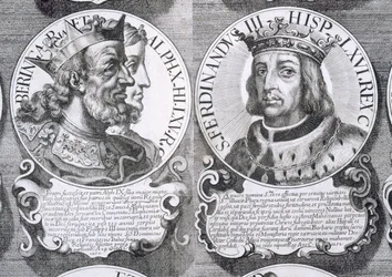 Portraits of Berengaria of Castile and Ferdinand III of Castile
