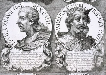 Portraits of Fruela I and Aurelius of Asturias
