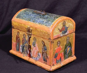 Reliquary box or Chrismatory, Greek Islands, c.1700