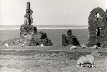 Ruins of a castle, Wick, Highlands