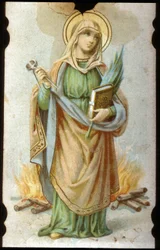 Sainte Appoline, Chromolithographic Cardboard