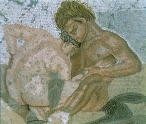 Satyr and Maenad (detail)