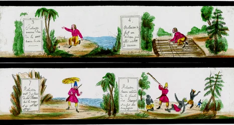 Scene from the Adventures of Robinson Crusoe