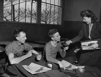 Second World War: Paris (France) April 6
