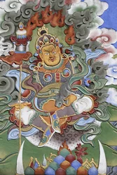 Temple of the Thousand Buddhas, Dashang Kagyu Ling congregation: Guardian of the temple, La Boulaye, France