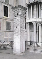 The Column of Acri, in the San Marco Piazzetta, Venice