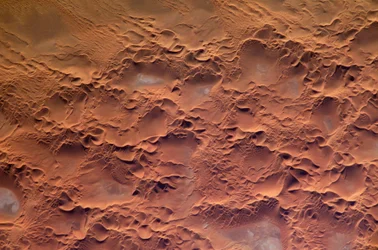The Issaouane Erg in Algeria from space, January 2005