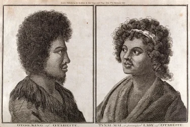 The King and a Principal Lady of Tahiti