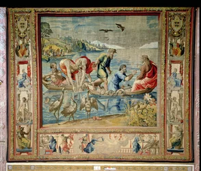 The Miraculous Draught of Fishes, from the Brussels Tapestries, replicas of Raphael