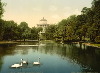 The Saxe Garden, Warsaw, Russia (i.e. Warsaw, Poland), c.1890-c.1900