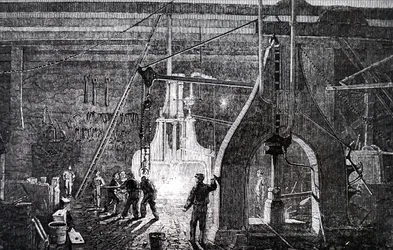 The manufacture floor of the Robert Stephenson and Company