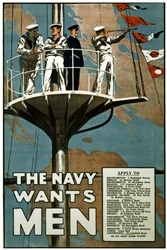The Navy Wants Men, c.1915