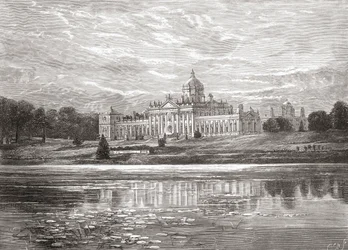 The South Front of Castle Howard, North Yorkshire, England in the Late 19th Century, from Our Own Country Published 1898