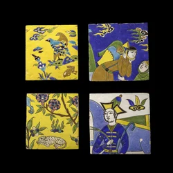 Top left: Bird Tile. Iran, Esfahan (?)