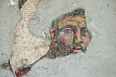 Two Athletes Mosaic, from Samandagi, Turkey