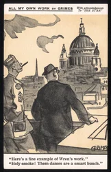 United Kingdom: A humorous postcard produced during WW2 by Raphael Tuck & Sons Ltd