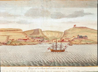 View of Sao Tiago (Santiago) in Cape Verde