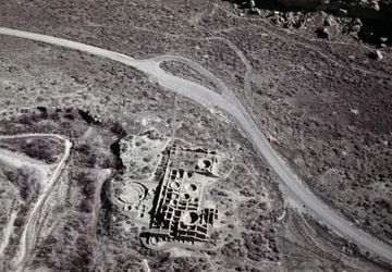 View of an Ancient Settlement of Anasazi, Chaco Ruins Culture National Park, Chaco Canyon, New Mexico, United States of America