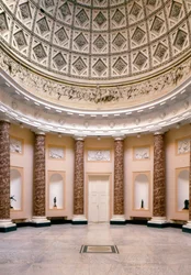 View of the Marble Saloon, Stowe House, Buckinghamshire, Built 1777-1780