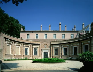 View of the Garden Front, Designed for Cardinal Giuliano de