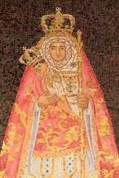 Virgin and child, Basilica of the Annunciation, Nazareth, Israel
