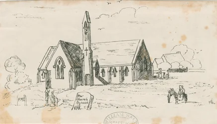 Walton-on-the-Hill Church [New]: lithograph, nd [c.1840]