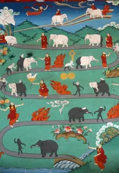 White Elephant Tale at Kopan Monastery, Kathmandu, Nepal