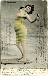 Woman in Swimsuits, c. early 1900s