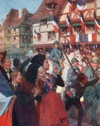 World War I: The Entry of the French Army in Alsace