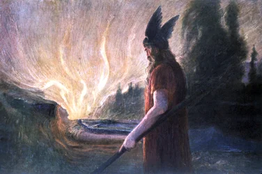 Wotan in Front of Brunnhild
