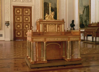 Writing Desk with Small Cabinet, by David Roentgen, Neuwied