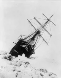 Imperial Trans-Antarctic Expedition: Endurance Stuck Within an Ice Jam, c.1914-17