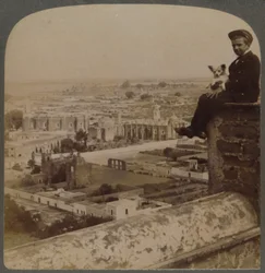 From San Francisco Cathedral, on the largest Aztec Pyramid, looking over Cholula, Mexico
