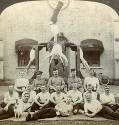 Guard of honour for the visit of the Prince of Wales
