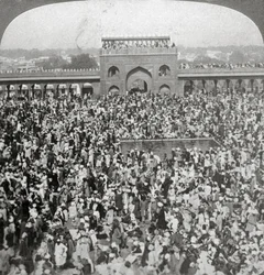 In the Court of the Jumma Mosque, Delhi, India, 1903