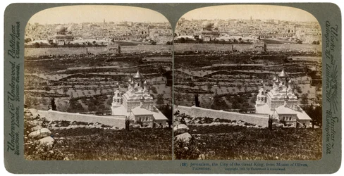 Jerusalem, as Seen from the Mount of Olives, Palestine