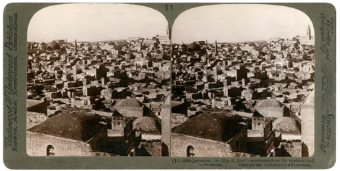 Jerusalem, as seen from the northern wall, Palestine