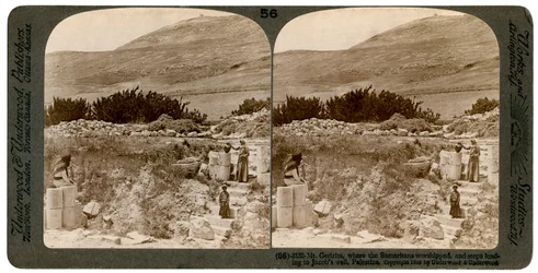 Mount Gerizim, where the Samaritans worshipped, Palestine, 1900