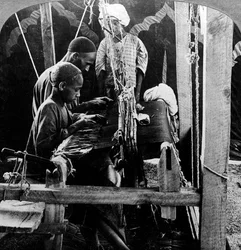 Shawl Weavers, Kashmir, India
