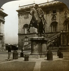 Statue of the Emperor Marcus Aurelius, Rome, Italy