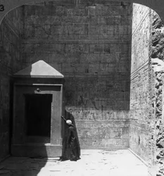 The Holy of Holies and Shrine for the Divine Image, Temple of Edfu, Egypt, 1905