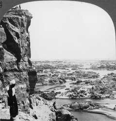 The second cataract of the Nile as seen from the southwest, Egypt, 1905