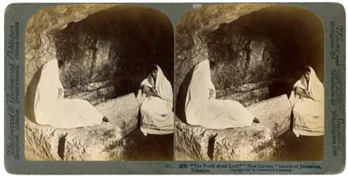 The tomb of Jesus, outside Jerusalem, Palestine, 1897