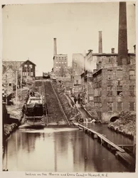 Incline on the Morris and Essex Canal, Newark, New Jersey, c. 1870