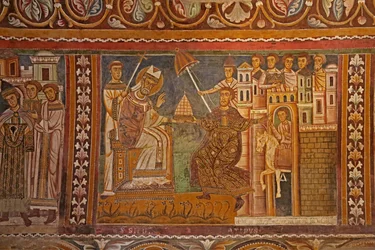 Emperor Constantine Presenting His Imperial Tiara to Pope Sylvester, Giving Him Rule Over Rome