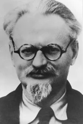 Leon Trotsky, Russian revolutionary, Soviet communist leader (1879-1940), in Mexico, 1936, aged 57, Mexican police portrait.