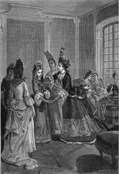 1685-1686: New Catholics. Engraving of the 19th Century