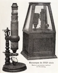 18th century microscopes: National Germanic Museum of Nuremberg