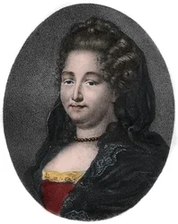 Anne Dacier (nee Lefebre) French Greek scholar and translator - portrait of Anne Lefebvre dit Madame Dacier, French scholar (1647-1720).